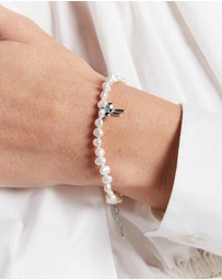Karen Walker - Petite Bow with Pearls Bracelet