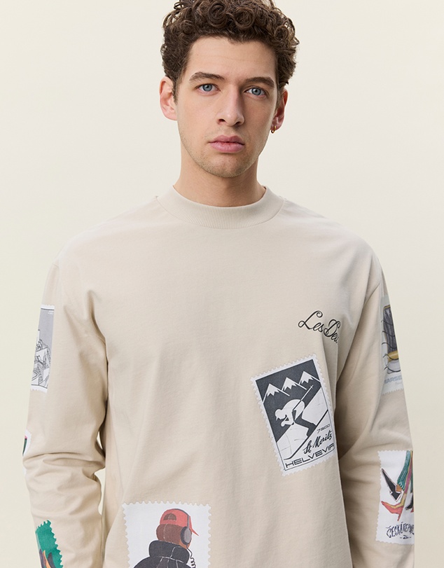 Les Deux - Stamp LS T-Shirt