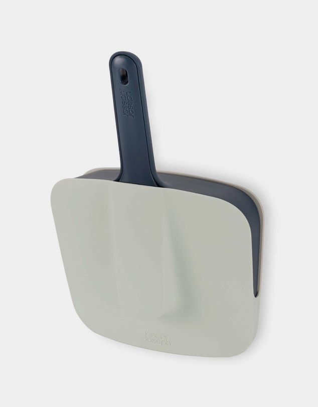Joseph Joseph - CleanStore Wall-mounted Dustpan & Brush with Dust-shield Storage