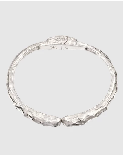 Kuzzoi - Molten Cuff Bracelet in 925 Silver