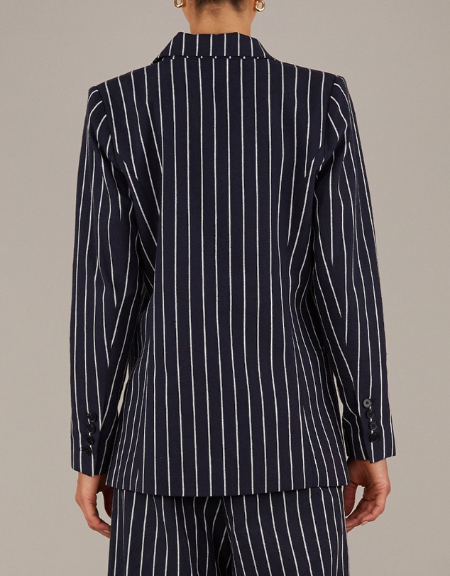 Amelius - Polo Linen Pinstripe Blazer