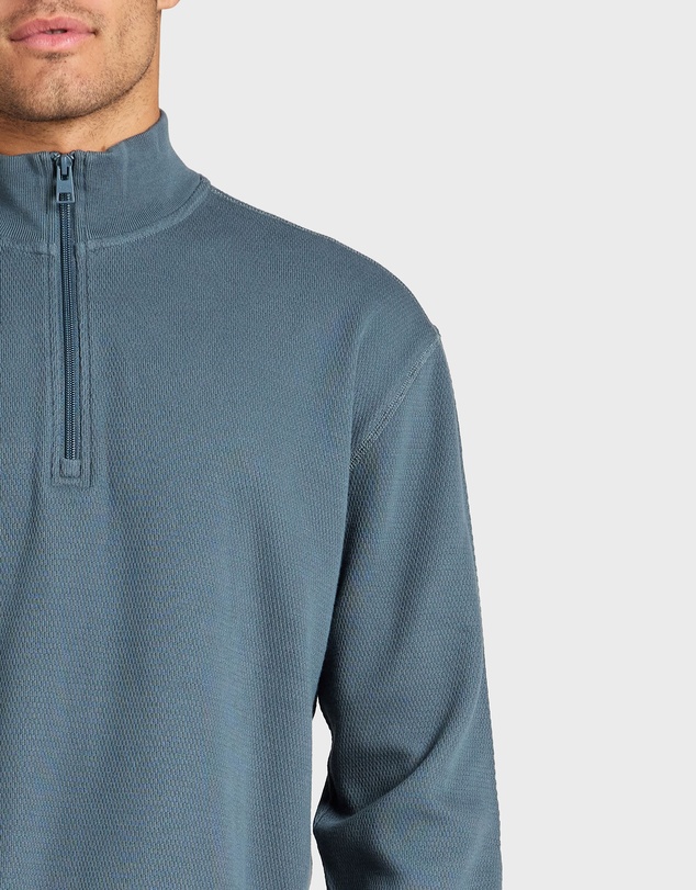 Academy Brand - Perry LS Waffle 1/4 Zip