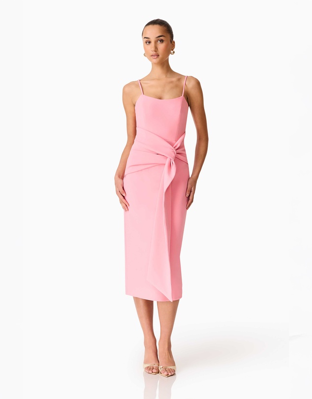Elliatt - Risa Twist Tie Midi Dress
