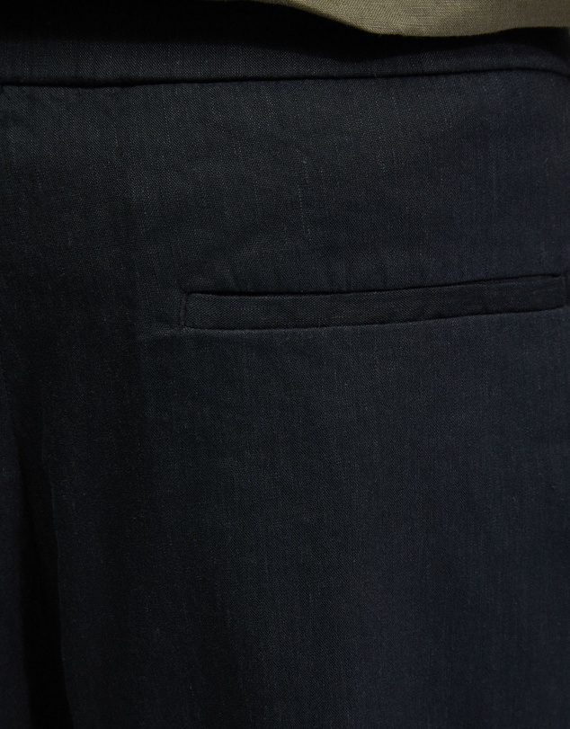 Oxford - Rocco Zip Front Linen Blend Shorts