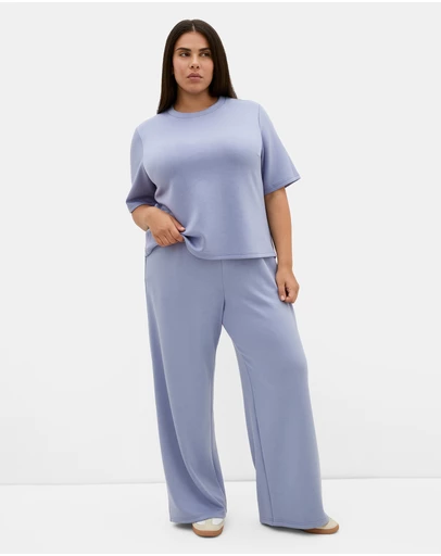 City Chic - Mae Short Sleeve Sweat Top