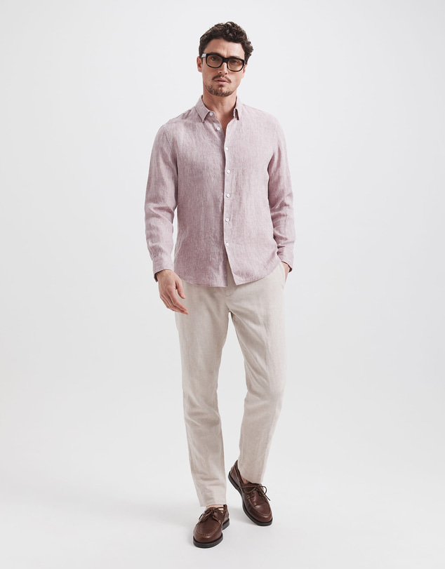 SABA - Anderson Classic Yarn Dyed Linen Shirt