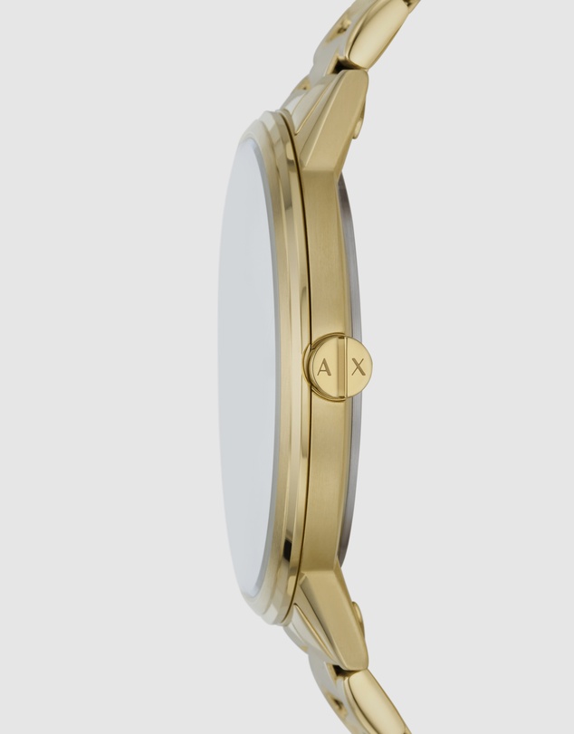 Armani Exchange - Armani Exchange Gold Watch AX7144SET