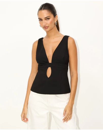 Dazie - Oasis Plunge Top