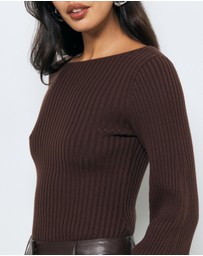 AERE - Sarai Organic Cotton Knit Top