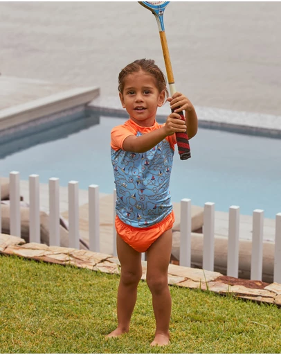 Aqua Blu Kids - Bowline Short Sleeve Rash Vest - Babies