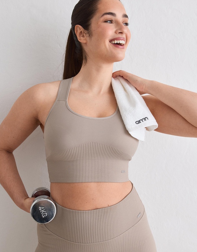 Aim'n - Ribbed Seamless High Support Bra