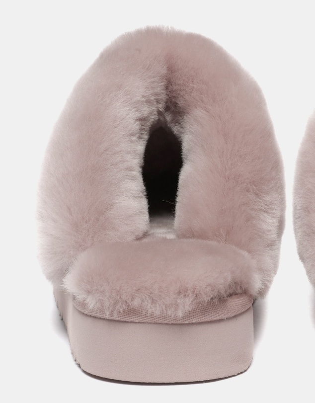 EVERAU - Australian Shepherd Ugg Muffin Slipper Special Cow Suede Upper House Shoes
