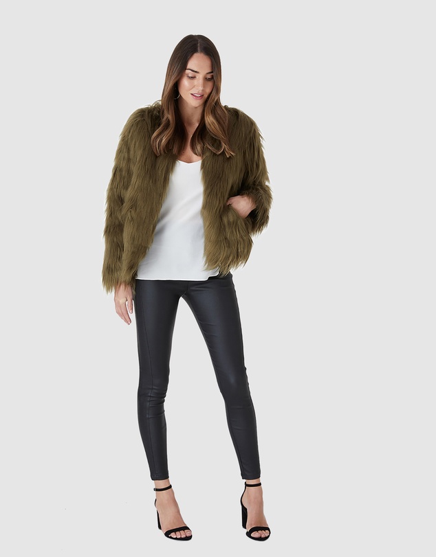Everly Collective - Marmont Faux Fur Jacket