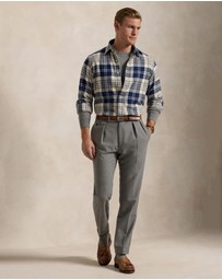 Polo Ralph Lauren - Custom Fit Plaid Brushed Flannel Shirt