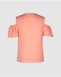 Like FLO - Open Shoulder Jersey Tee - Kids-Teens