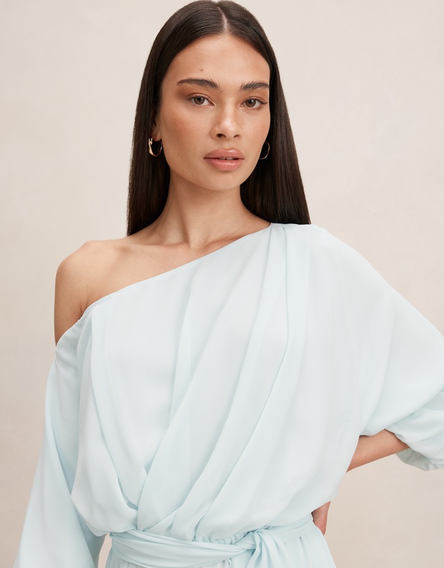 Forever New - Samantha Tipped Draped Midi Dress
