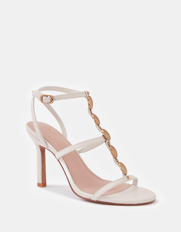 Wittner - Zola High Heel Vintage Ivory Leather