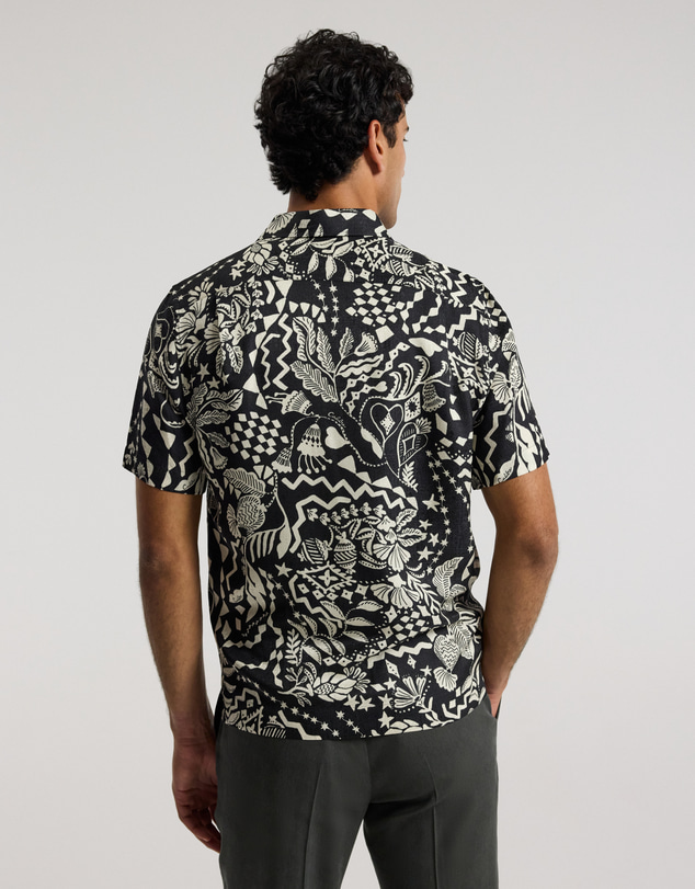 Calibre - Relaxed Shadow Tapestry Shirt Black