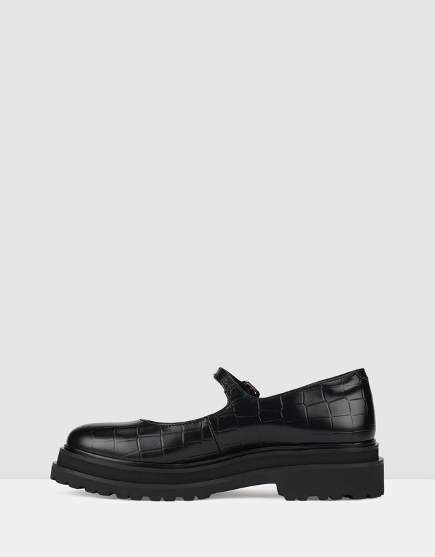Rollie - Mary Jane Step Croc Flat