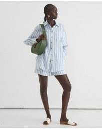 Zerafima - Seascape Linen Short