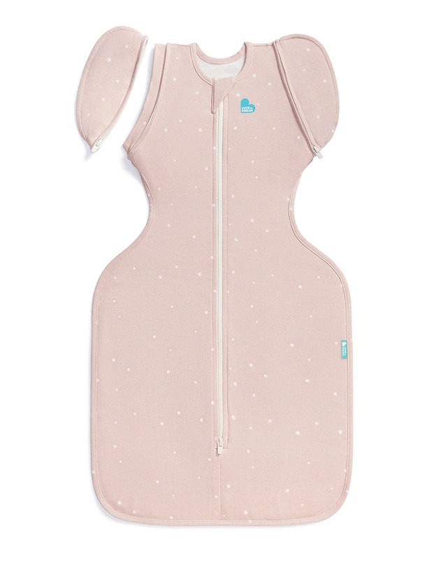 Love to Dream - Swaddle Up™ Transition Bag 1.0 TOG Cotton Powder Pink Twinkle