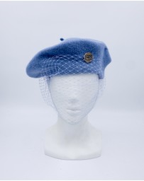FORD MILLINERY - NIKKI Beret with veil