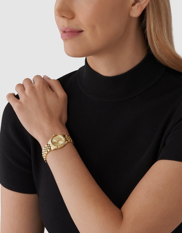 Michael Kors - Lexington Gold Tone Analogue Watch