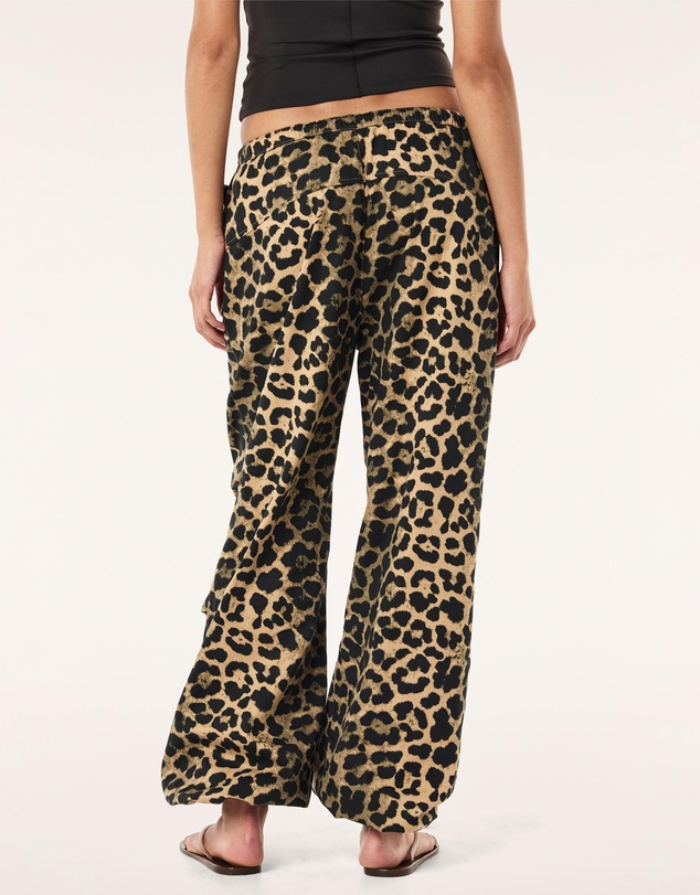 P.E Nation - Leopard Discovery Cotton Pants