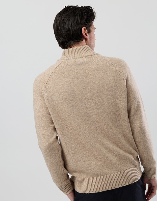 Wayver - Half Zip Wool Blend Knit