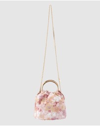 Olga Berg - Alfie Floral Sequin Bag