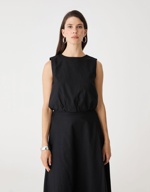 Forcast - Kenya 2 Ruched Linen Top