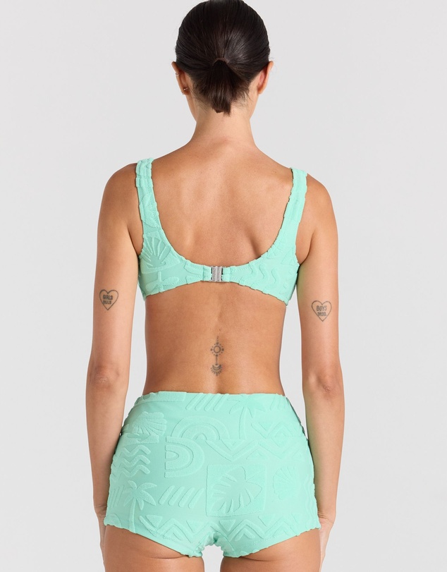 Poolside Paradiso - Mai Tai Shorty Bikini Bottom -Mint