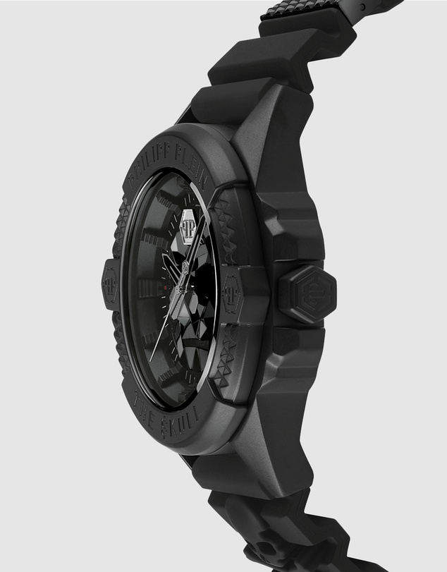 Philipp Plein - The $Kull - 44mm Black Dial and Silicone Strap