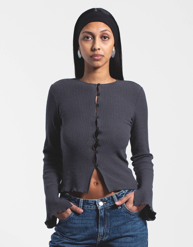 Dr Denim - Erica Button Rib Top