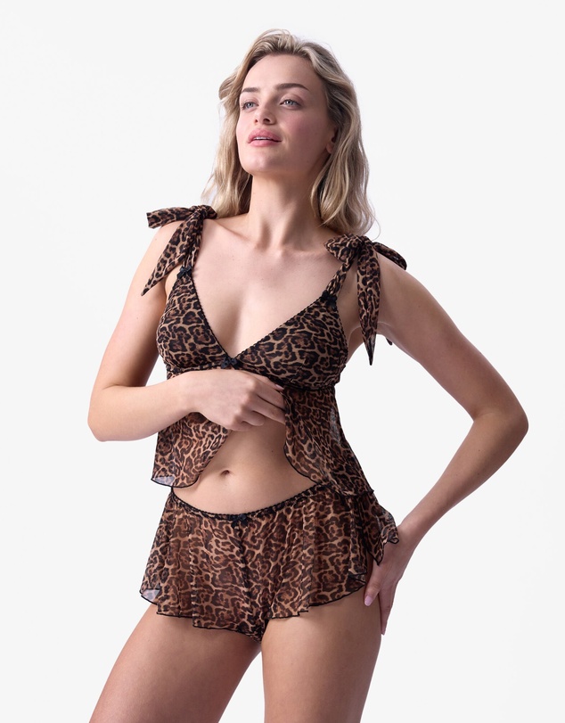 Bras N Things - Sofie French Knicker - Print Animal