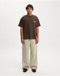 Cotton On - Box Fit Text T-Shirt