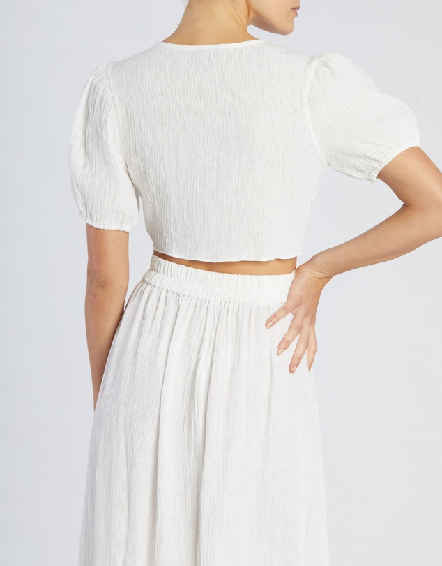 Amelius - Saloma Linen Crop Top
