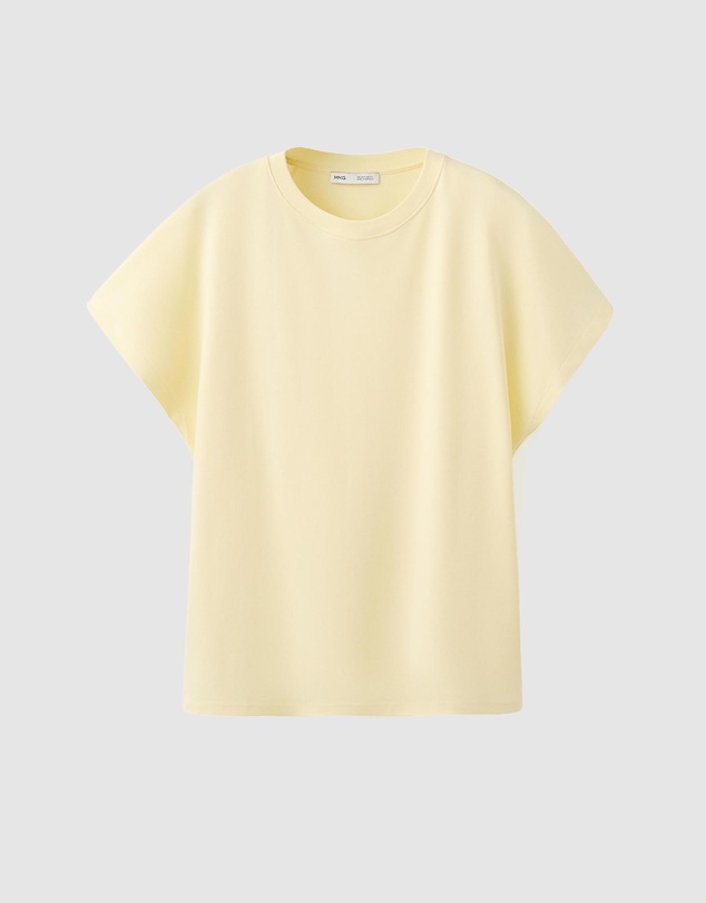 M.N.G - Short-Sleeved Cotton T-Shirt
