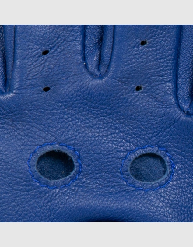 DENTS - Fingerless Keyhole Leather Driving Gloves