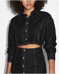 Ksubi - Cutout Shirt Dress Midnight
