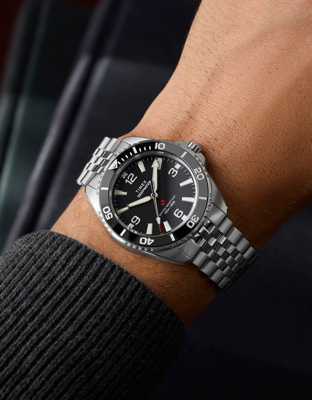 TIMEX - Deepwater Arctic 40.5mm Stainless Steel Bracelet Watch
