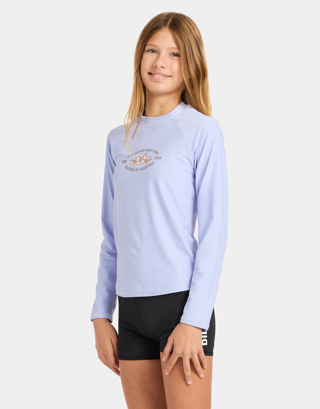 Billabong - Girls 6 to 16 Surf Club Long Sleeve Rash Vest