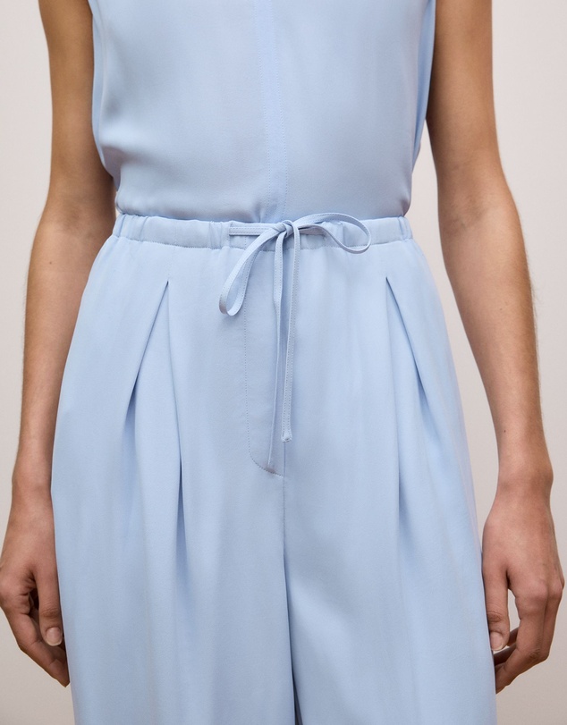 Trenery - Soft Drawcord Pant in Soft Blue