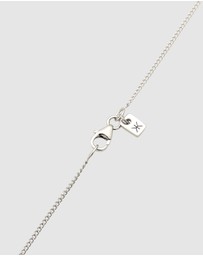 Kuzzoi - ICONIC EXCLUSIVE - Necklace Male Geometric Green Enamel 925 Sterling Silver