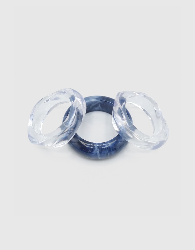 Izoa - Ocean Bangle Stack