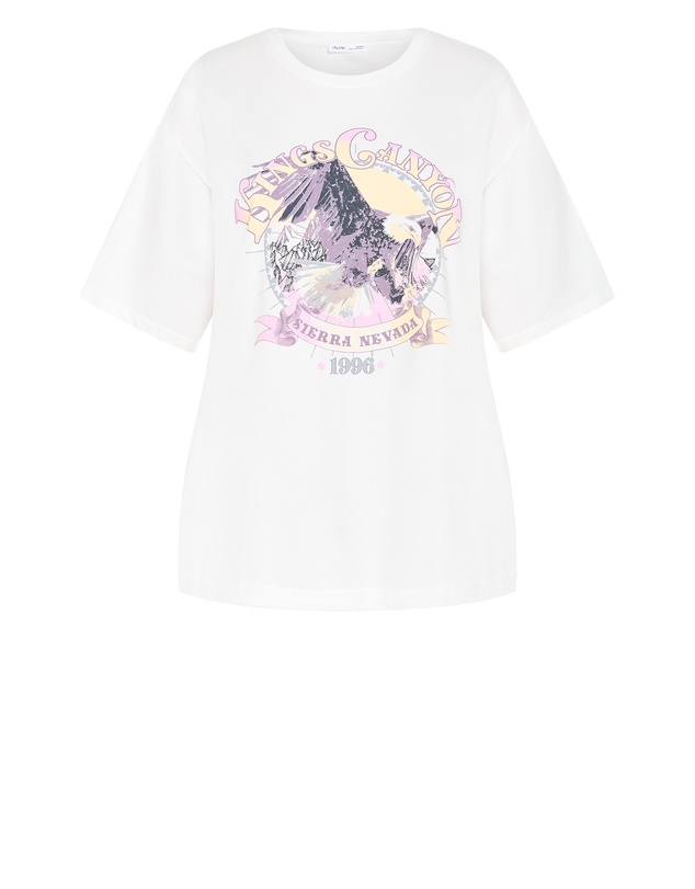 City Chic - Oversized Eagle Tee
