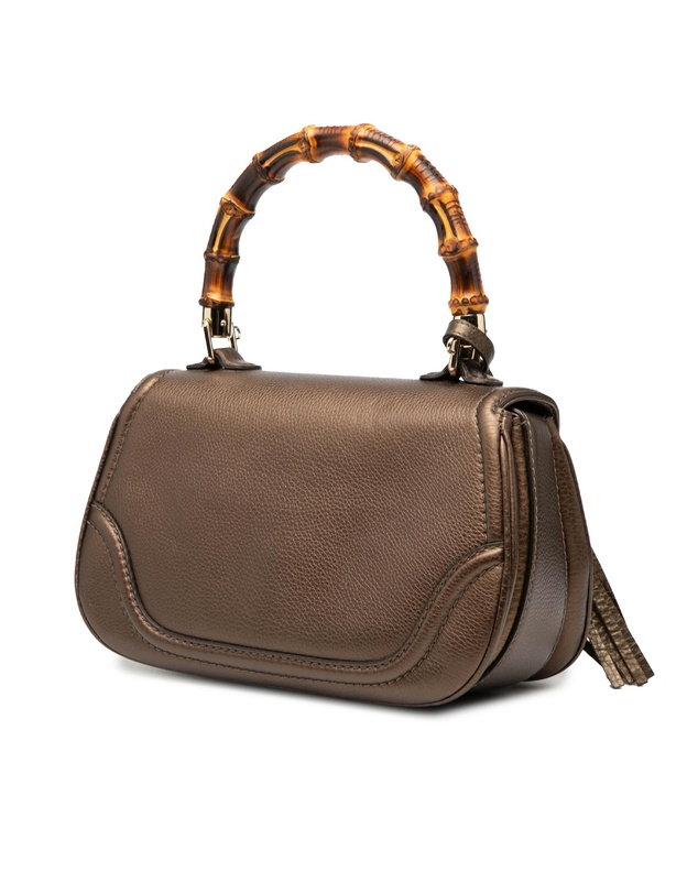 Pre-Loved by Azura Reborn - Pre-Loved Medium Leather New Bamboo Satchel