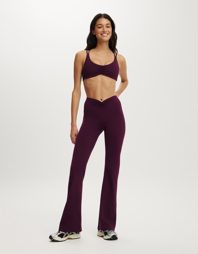 Cotton On Body Active - Ultra Soft Scrunch Front Strappy Crop