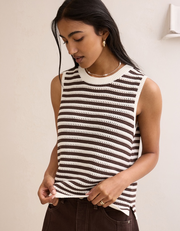 Ceres Life - Maddy Mesh Knit Tank