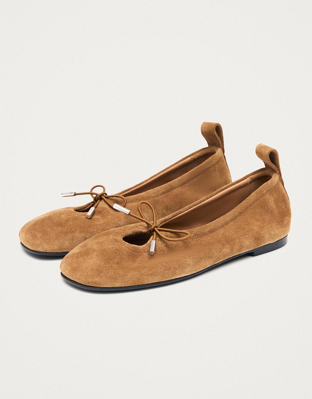 Alohas - Rosalind Leather Ballet Flats - Women's